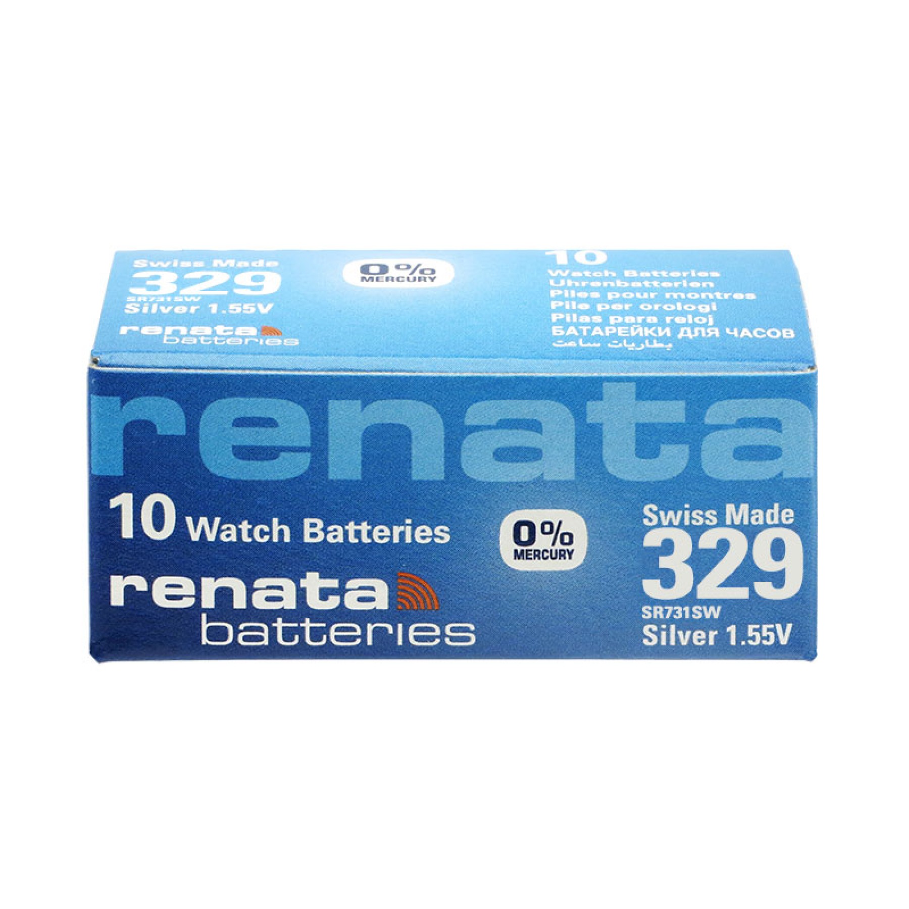 Renata 329 Silver Oxide Pack of 10